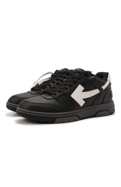 Кожаные кеды out of office OFF-WHITE, арт. 0MIA189C99LEA0011001, фото 1