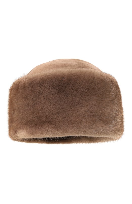 Шапка из меха норки VICTORIA KUSENKOVA 061911933455 Бежевый  061911933455 Фото 3