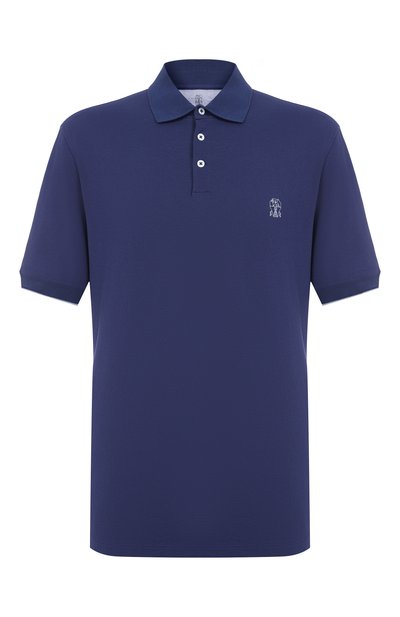 Мужское хлопковое поло BRUNELLO CUCINELLI, арт. ME8548788