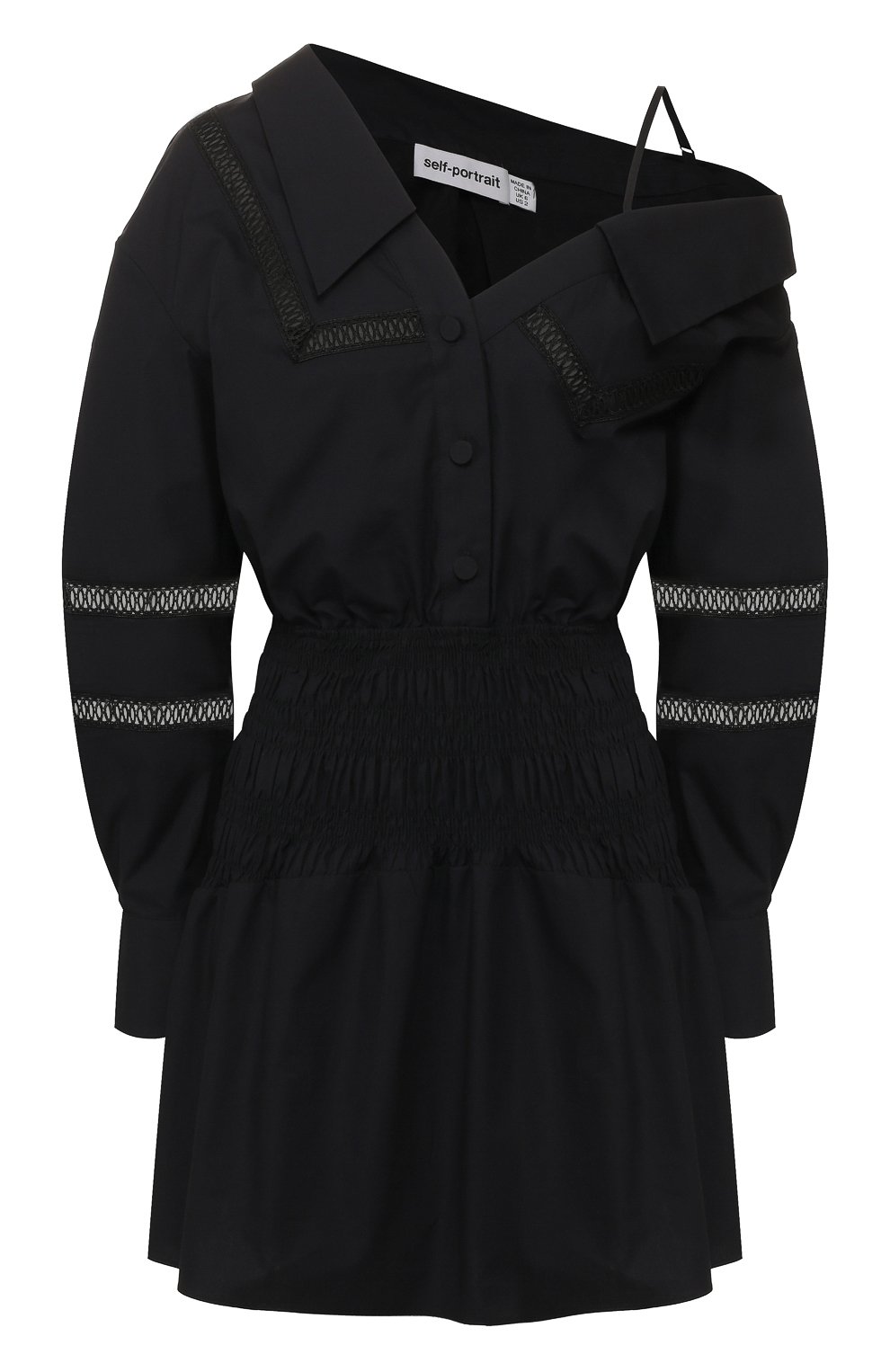 Хлопковое платье SELF-PORTRAIT, арт. SS20-121B, фото 1