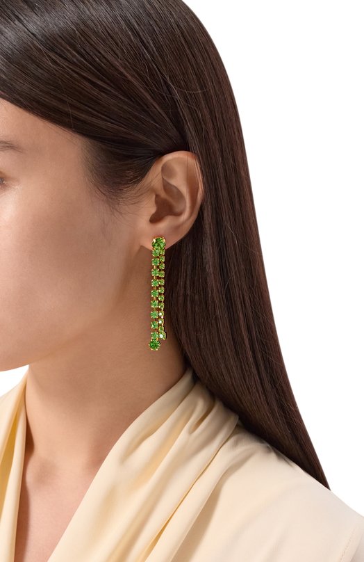 Серьги Crystalline Jewellery 387G Зелёный  387G Фото 2