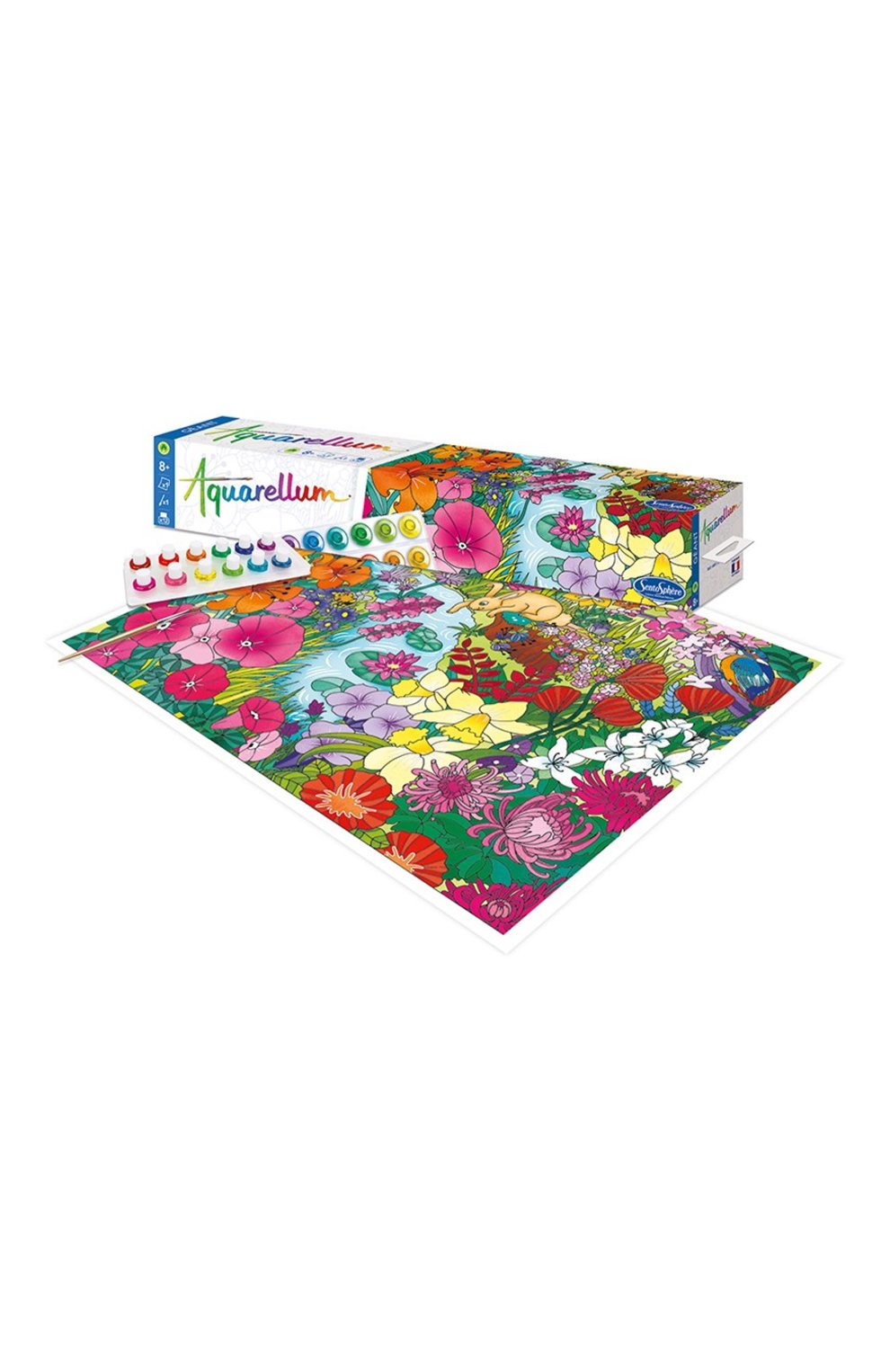 Акварельная раскраска большая английский сад SENTOSPHERE, арт. 6801, фото 1