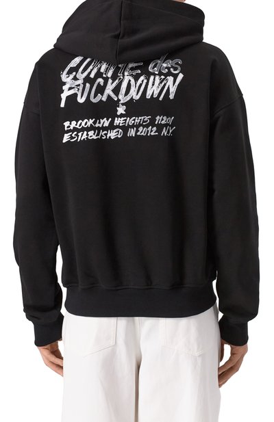 Хлопковое худи COMME DES FUCKDOWN, арт. CFABM01520, фото 4