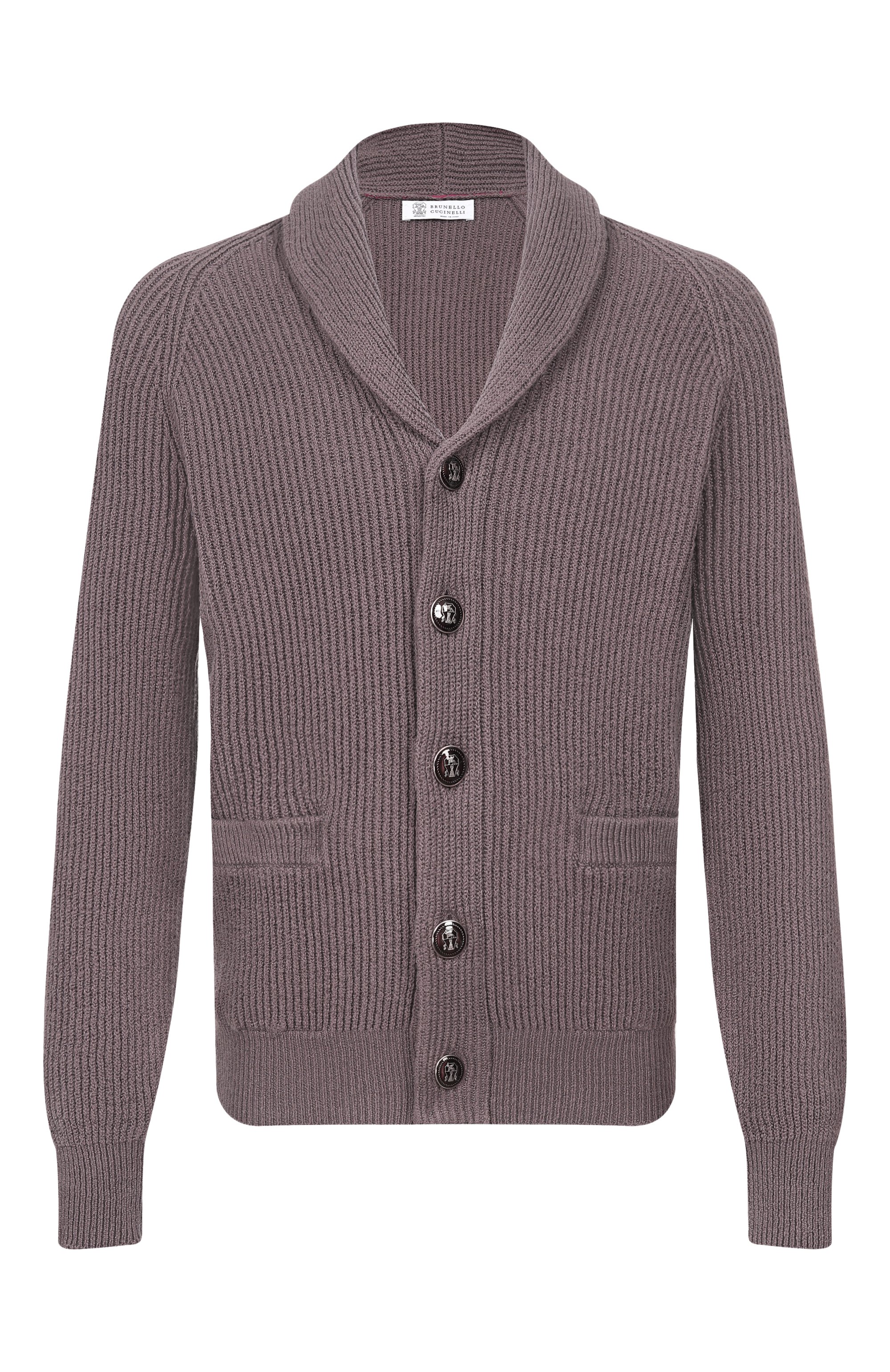 Хлопковый кардиган BRUNELLO CUCINELLI коричневого цвета по цене 252500 руб., арт. MNI708606, фото 1 Хлопковый кардиган BRUNELLO CUCINELLI, арт. MNI708606, фото 1