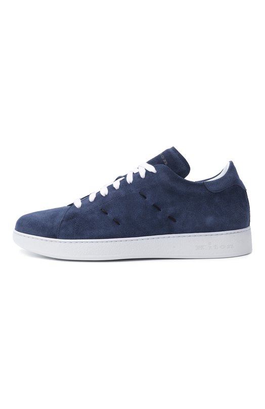 Замшевые кеды Kiton USSA068N0130202 Синий  USSA068N0130202 Фото 4