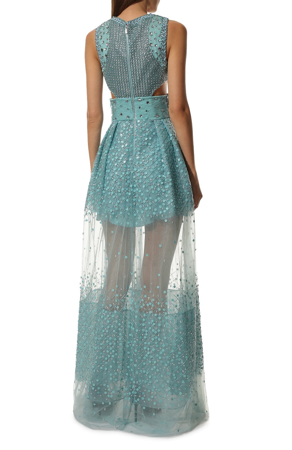 Шелковое платье ZUHAIR MURAD, арт. RD-SS17-034 DL, фото 4