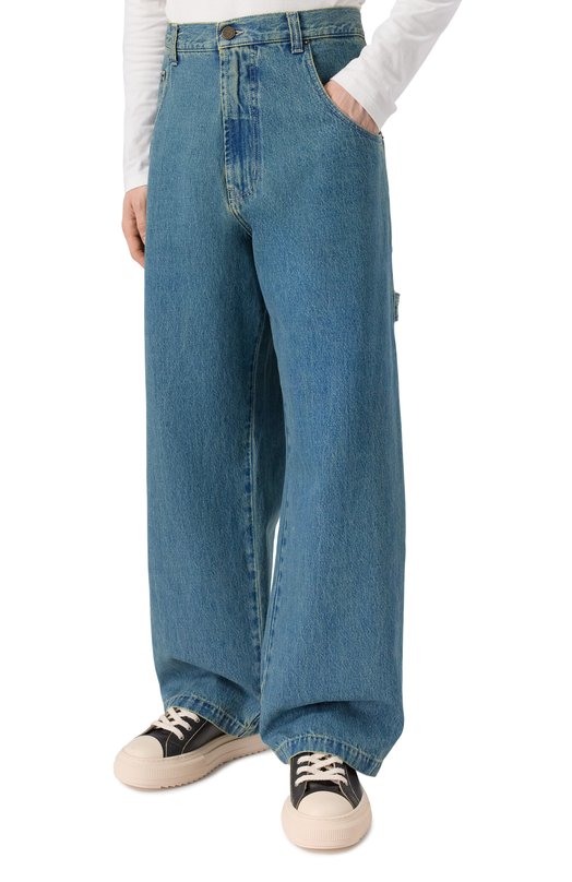 Джинсы VETEMENTS ME76DP085N1/2808 DENIM Синий  ME76DP085N1/2808 DENIM Фото 3