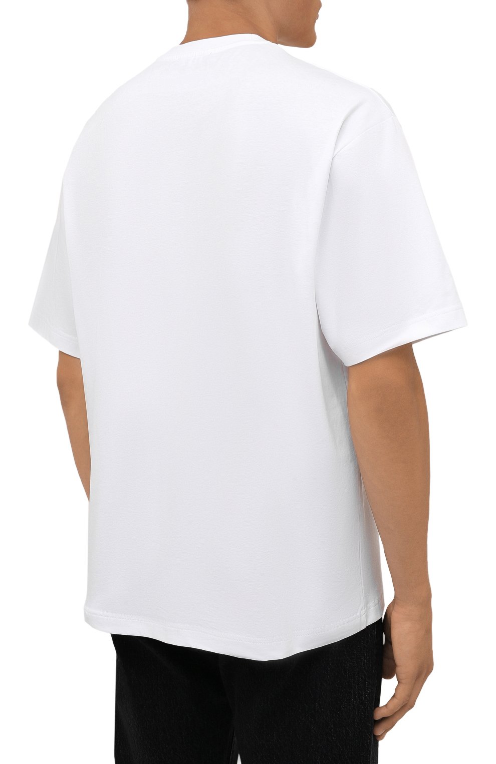 Хлопковая футболка  ACNE STUDIOS, арт. CL0101/M, фото 4