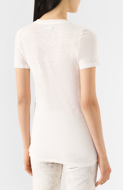 Льняная футболка ISABEL MARANT, арт. TS0351-00M001I/VIKA, фото 4