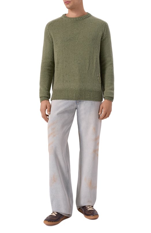 Кожаные кеды Replica Maison Margiela S57WS0517/P7414 Коричневый  S57WS0517/P7414 Фото 2