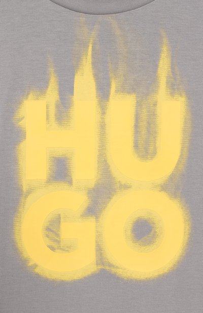 Хлопковая футболка HUGO, арт. G00338, фото 3
