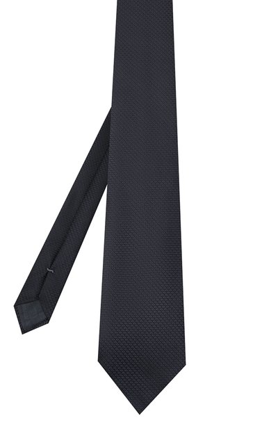 Шелковый галстук ZEGNA темно-синего цвета по цене 20700 руб., арт. Z8D70/1XW, фото 2 Шелковый галстук ZEGNA, арт. Z8D70/1XW, фото 2