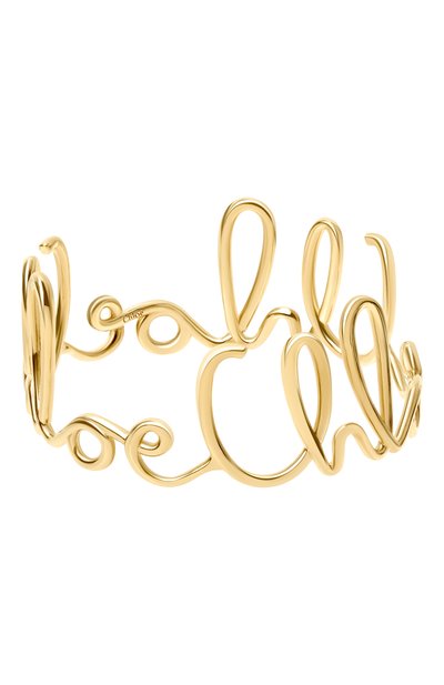 Комплект из двух браслетов CHLOÉ золотого цвета по цене 66200 руб., арт. CHC24WFB36/CB7, фото 4 Комплект из двух браслетов CHLOÉ, арт. CHC24WFB36/CB7, фото 4