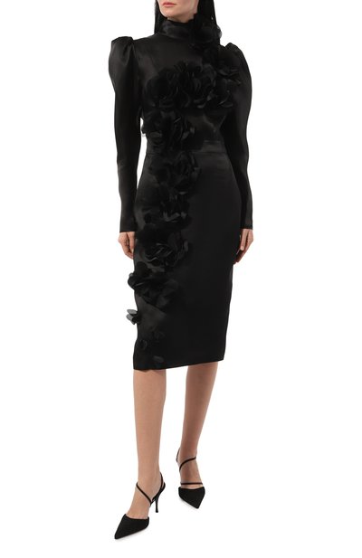 Атласное пла тье YVON, арт. 0 130026, фото 3