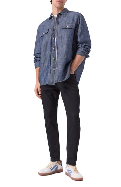 Комбинированные кеды boxer DSQUARED2, арт. SNM0426/16808283, фото 2