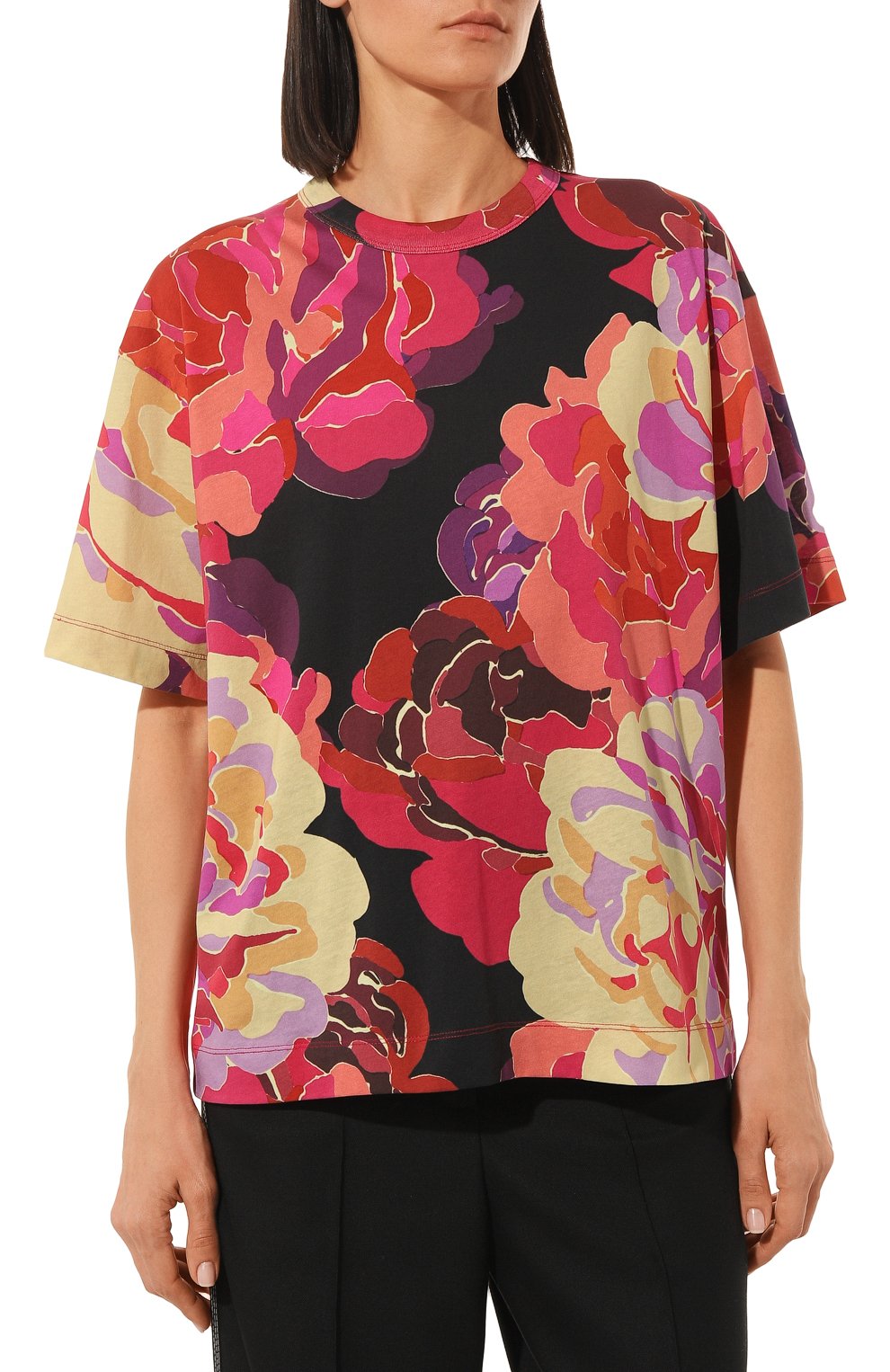 Хлопковая футболка DRIES VAN NOTEN, арт. 231-011166-6624, фото 3