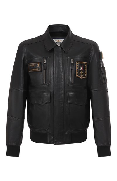 Мужской кожаный бомбер AERONAUTICA MILITARE, арт. 251PN5046PL265