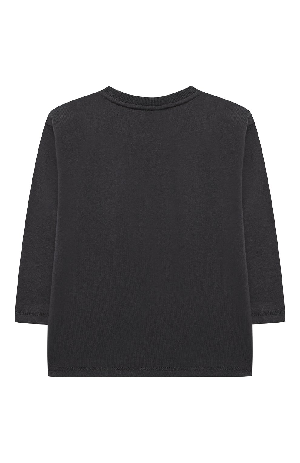 Хлопковый лонгслив SANETTA серого цвета по цене 3165 руб., арт. 10128, фото 2 Хлопковый лонгслив SANETTA, арт. 10128, фото 2