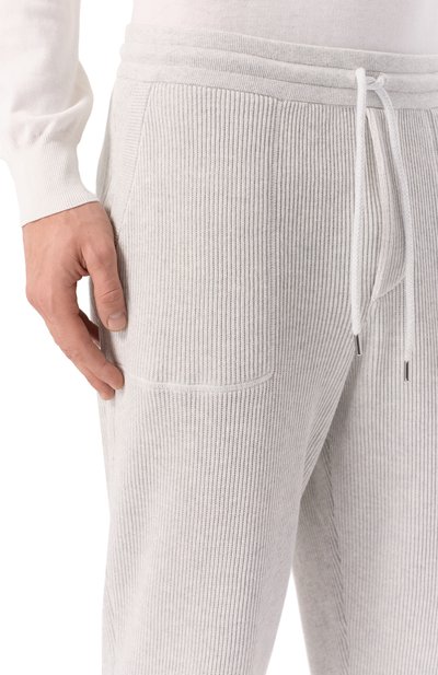 Хлопковые джоггеры BRUNELLO CUCINELLI, арт. M29201019G, фото 5