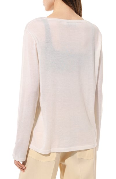 Кашемировый пуловер PERVERT кремового цвета по цене 24500 руб., арт. PE23/LO01/52-41, фото 4 Кашемировый пуловер PERVERT, арт. PE23/LO01/52-41, фото 4