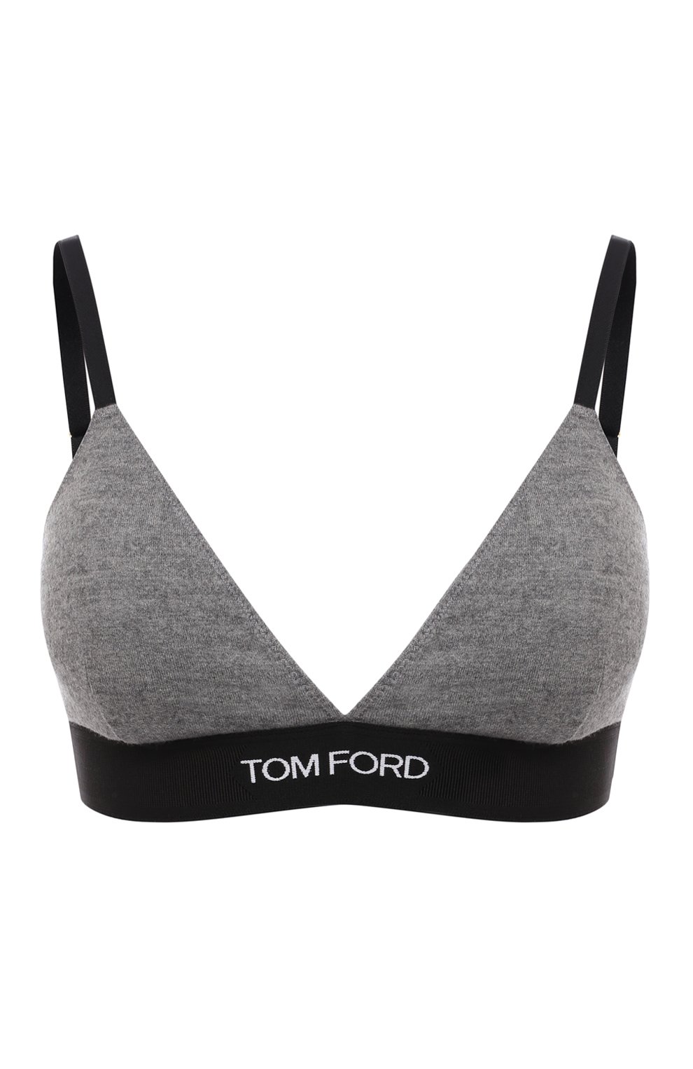 Кашемировый бра-топ TOM FORD серого цвета по цене 43350 руб., арт. BRJ010-JEX012, фото 1 Кашемировый бра-топ TOM FORD, арт. BRJ010-JEX012, фото 1