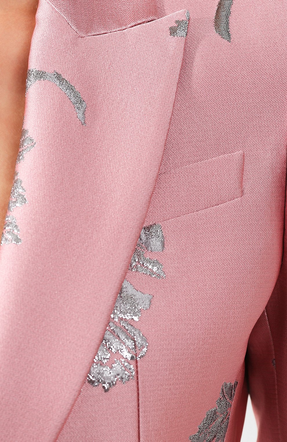 Жакет ALEXANDER MCQUEEN розового цвета по цене 264000 руб., арт. 583759/QGAAB, фото 5 Жакет ALEXANDER MCQUEEN, арт. 583759/QGAAB, фото 5