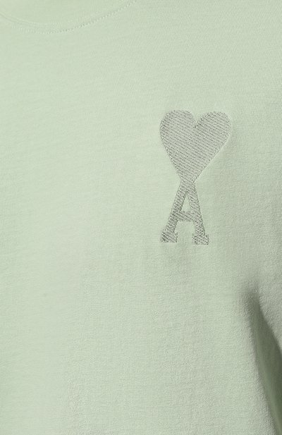 Хлопковая футболка AMI, арт. UTS002.726, фото 5