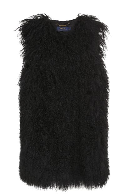 Удлиненный жилет из меха овчины POLO RALPH LAUREN, арт. V32/XZ4CG/XY2LY, фото 1