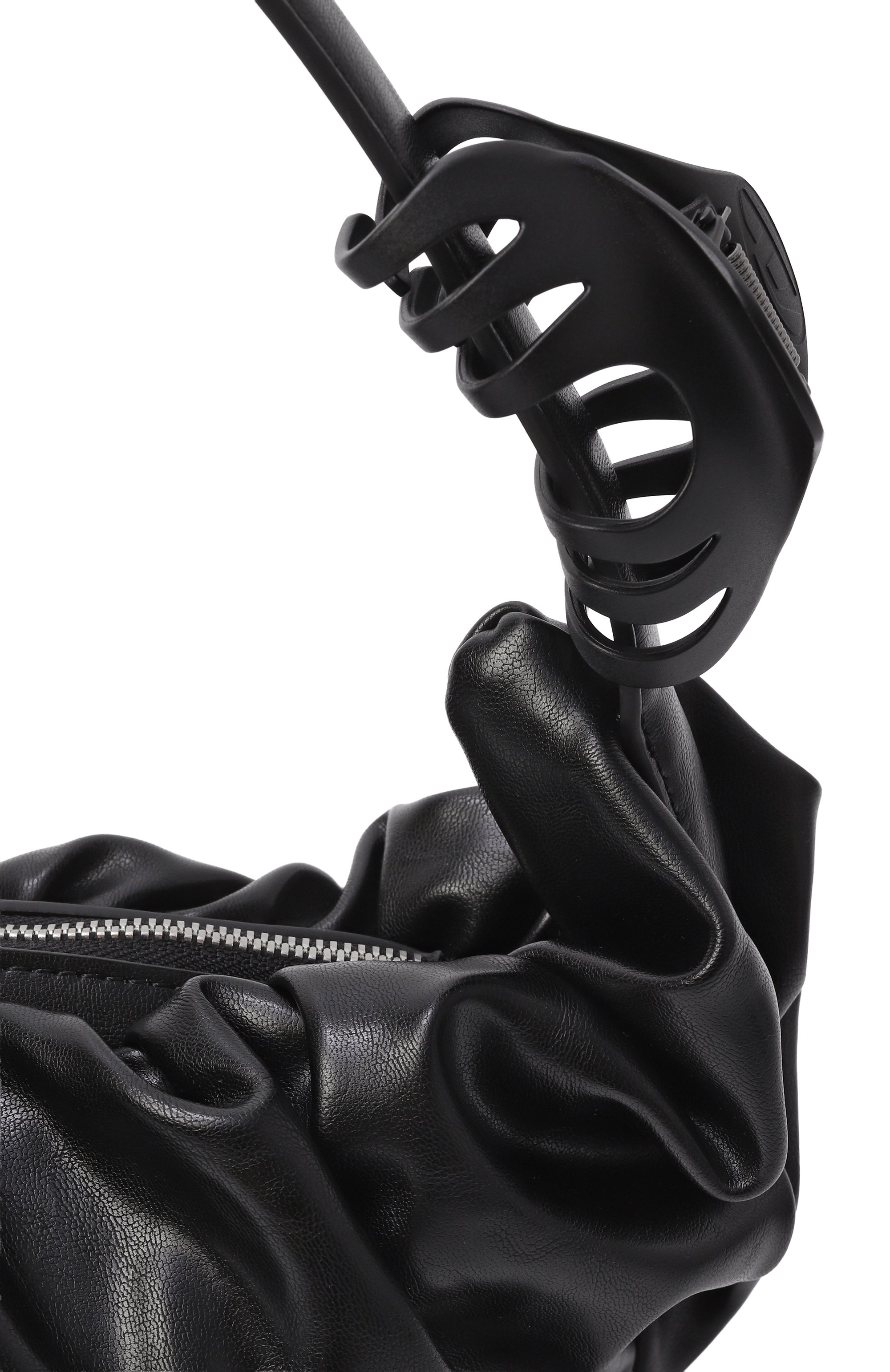 Сумка grab-d hobo s DIESEL черного цвета по цене 36700 руб., арт. X10479/P8657, фото 3 Сумка grab-d hobo s DIESEL, арт. X10479/P8657, фото 3