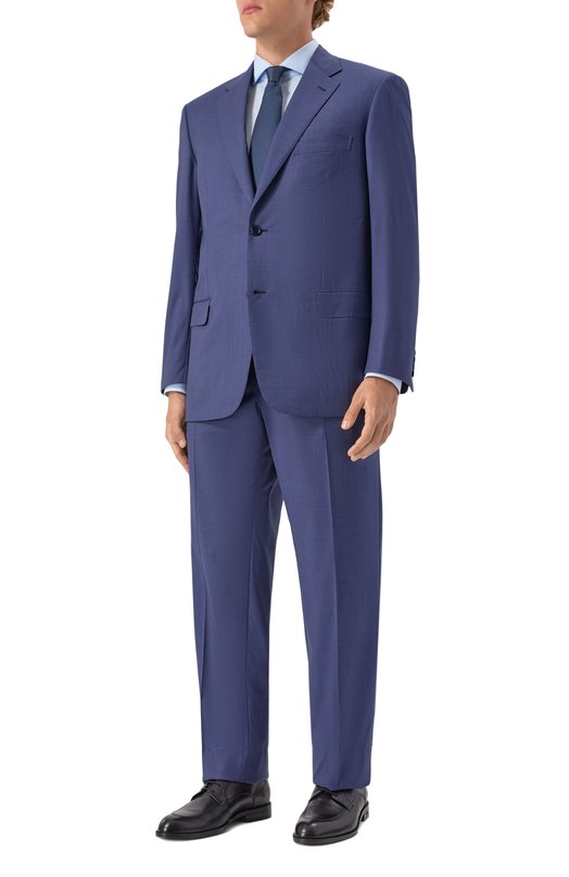 Хлопковая сорочка Corneliani 26P002-2611474 Голубой  26P002-2611474 Фото 2