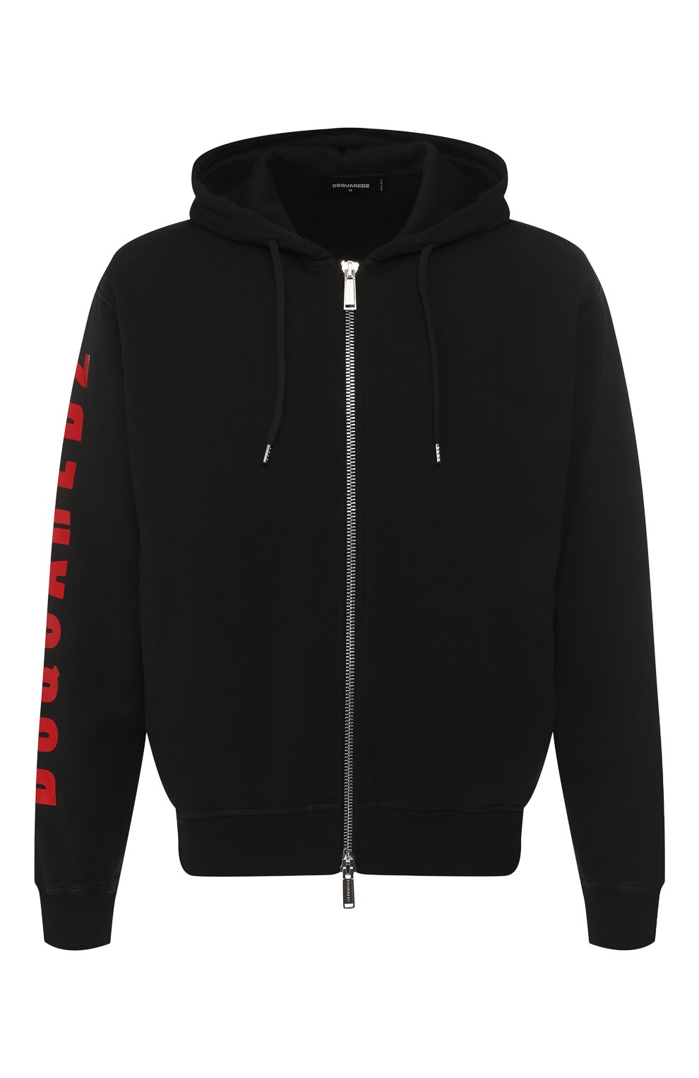 Хлопковая толстовка DSQUARED2 черного цвета по цене 39200 руб., арт. S74HG0062/S25030, фото 1 Хлопковая толстовка DSQUARED2, арт. S74HG0062/S25030, фото 1
