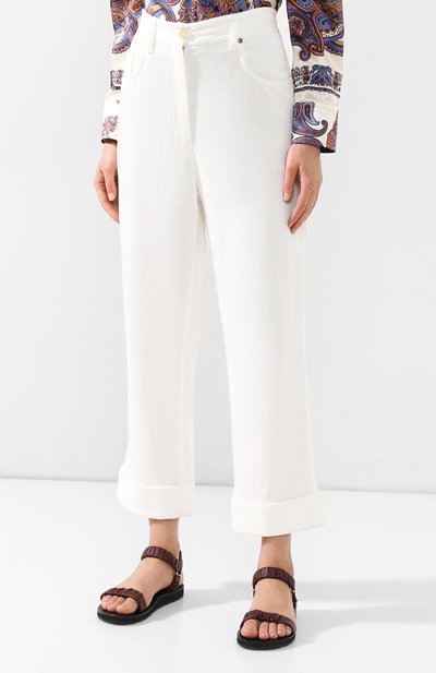 Брюки из смеси льна и хлопка BRUNELLO CUCINELLI, арт. MH926SH599, фото 3