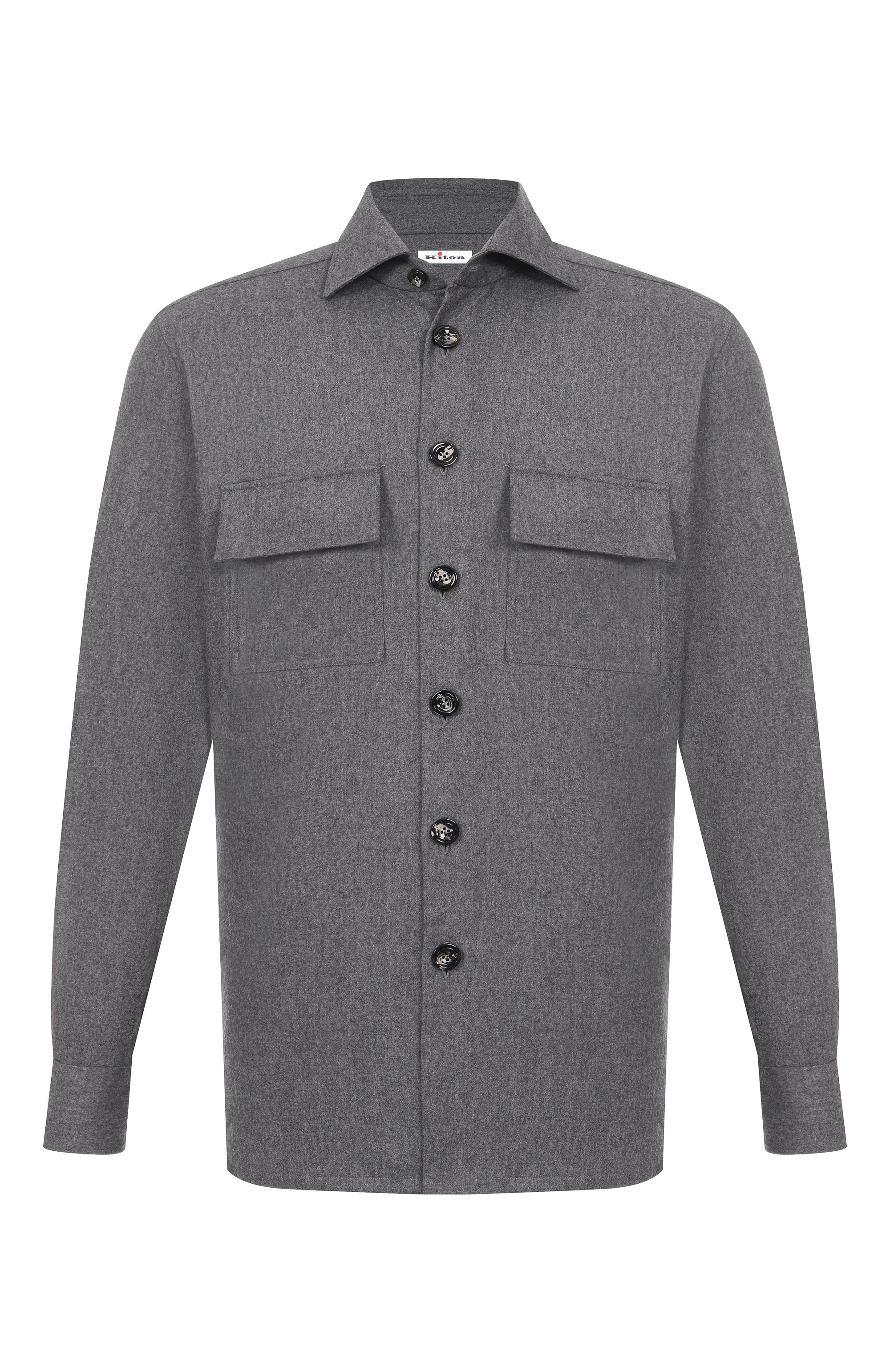 Шерстяная рубашка KITON, арт. UMC016K0124G02, фото 1