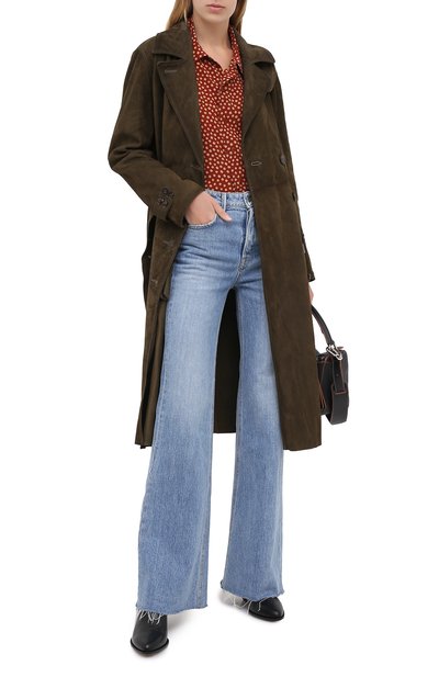 Замшевый тренч GOLDEN GOOSE DELUXE BRAND, арт. GWP00198.P000148, фото 3