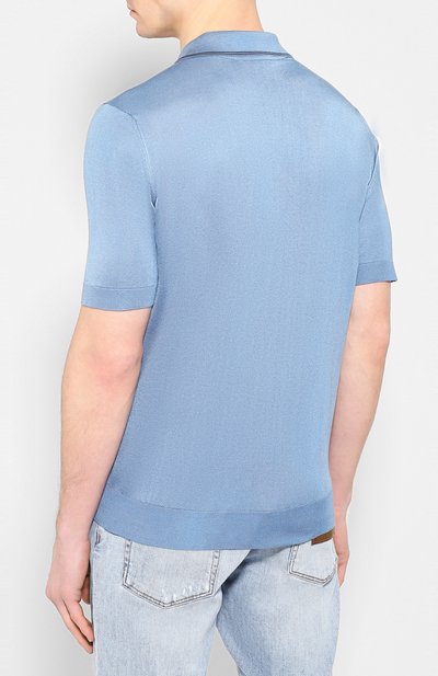 Шелковое поло ZILLI, арт. MBT-PB058-L0SA1/MC02, фото 4