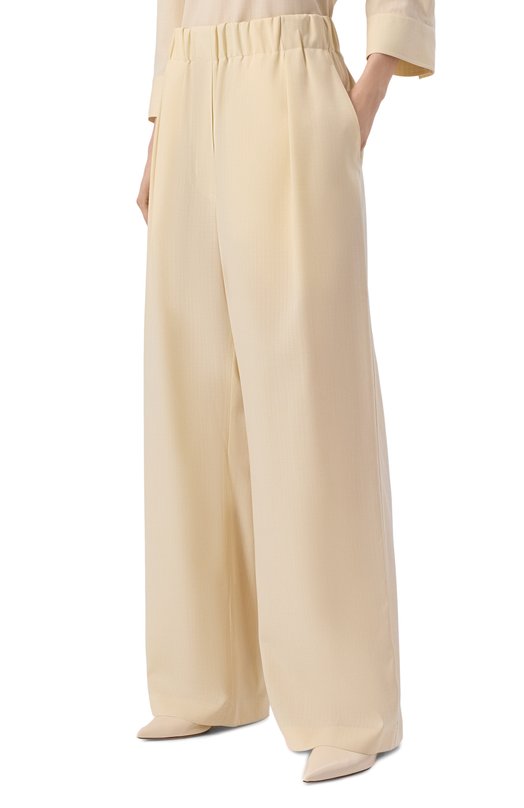 Шерстяные брюки Jil Sander J02KA0383/J40171 Жёлтый  J02KA0383/J40171 Фото 3