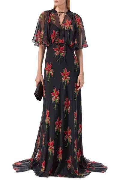 Шелковое платье VALENTINO, арт. 8B3VDMT5/A04, фото 2