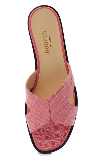 Шлепанцы из кожи крокодила RUBEUS MILANO, арт. RU14/C, фото 5