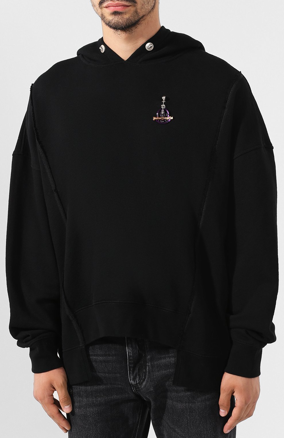 Хлопк овое худи 8 moncler palm angels MONCLER GENIUS, арт. E2-09L-80008-50-809F5, фото 3