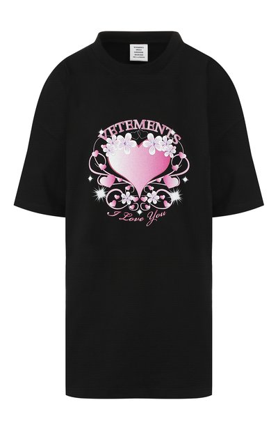 Женская хлопковая футболка VETEMENTS, арт. UAH20TR658/W