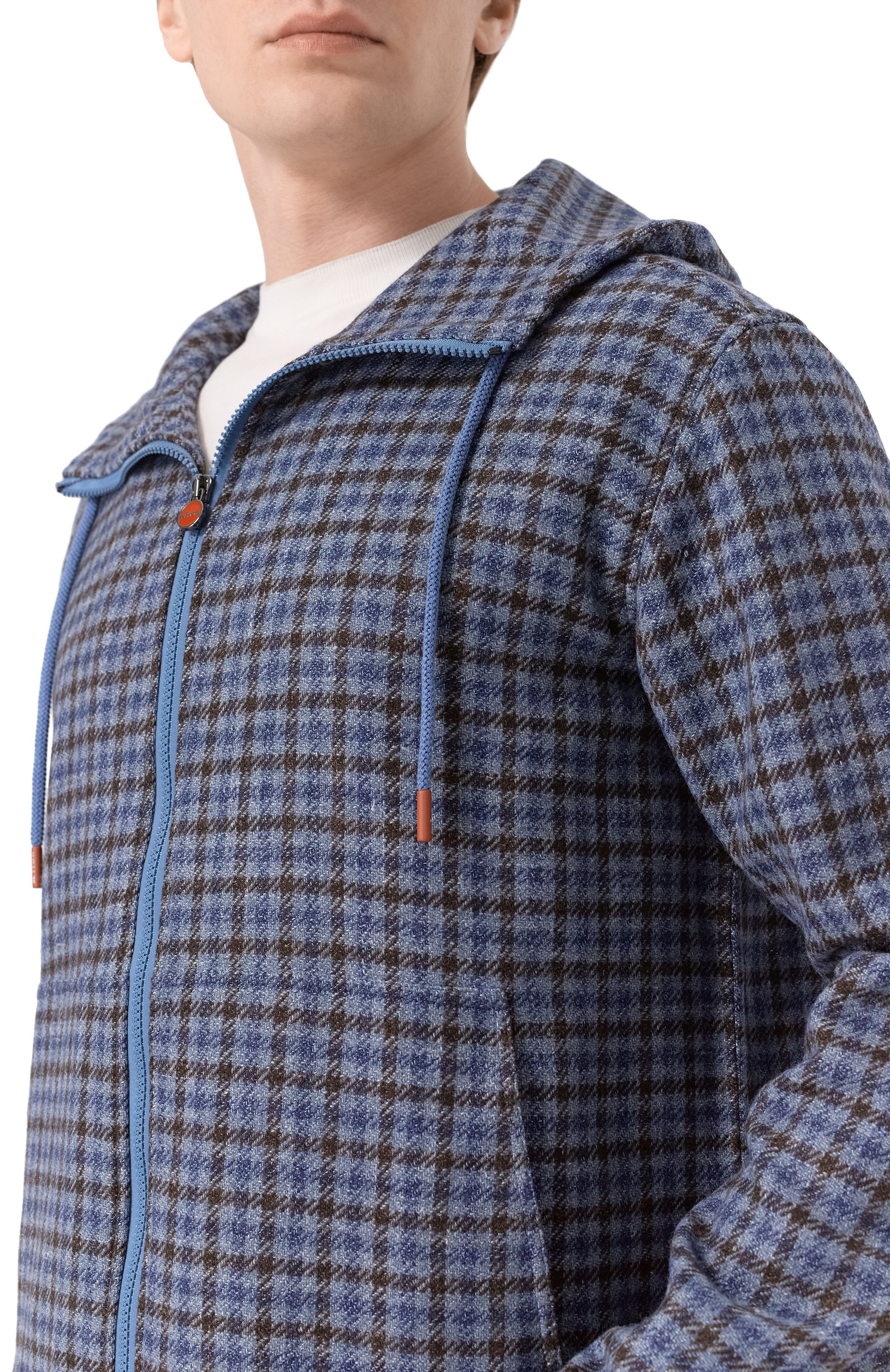 Куртка-рубашка из шерсти и шелка KITON, арт. UMC010K0128G01, фото 5