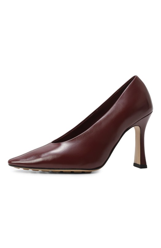 Кожаные туфли Sofia Bottega Veneta 827710/V3H90 Бордовый  827710/V3H90 Фото 4