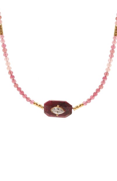 Колье HANKA_IN, арт. INS-CH-T0UR0-RUB-CZ-1M, фото 3