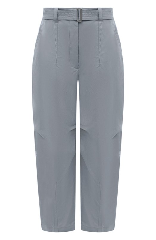 Хлопковые брюки Brunello Cucinelli ML180B1346 Голубой ML180B1346