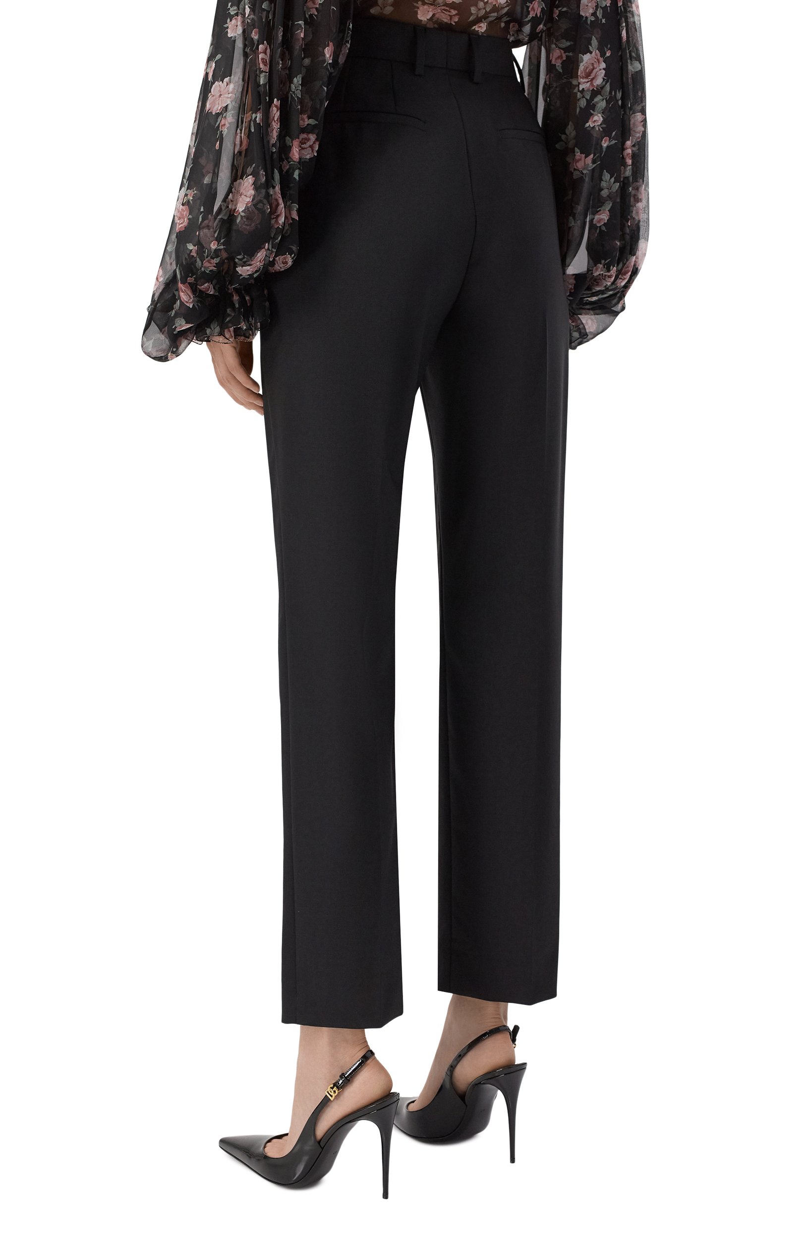 Шерстяные брюки DOLCE & GABBANA, арт. FTAM2T/FU28D, фото 4
