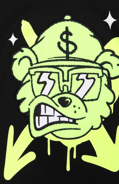 Хлопковое худи SPRAYGROUND, арт. SPY1440EBLK, фото 3