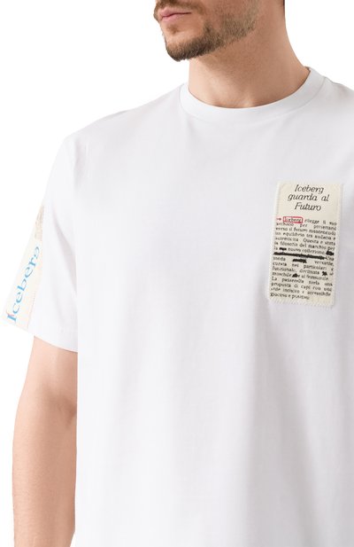 Хлопковая футболка ICEBERG, арт. F022/6304, фото 5