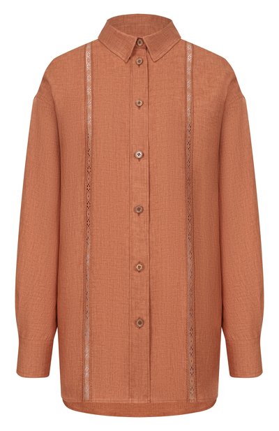 Женская льняная рубашка MVST, арт. M26.CSW.B407/ZEG3043