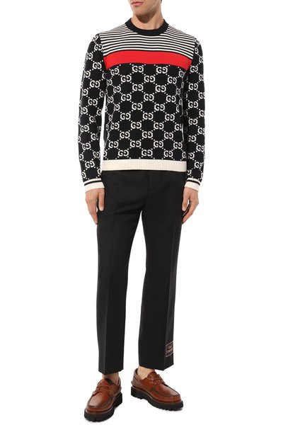 Хлопковый свитер GUCCI, арт. 496458 X9I07, фото 2