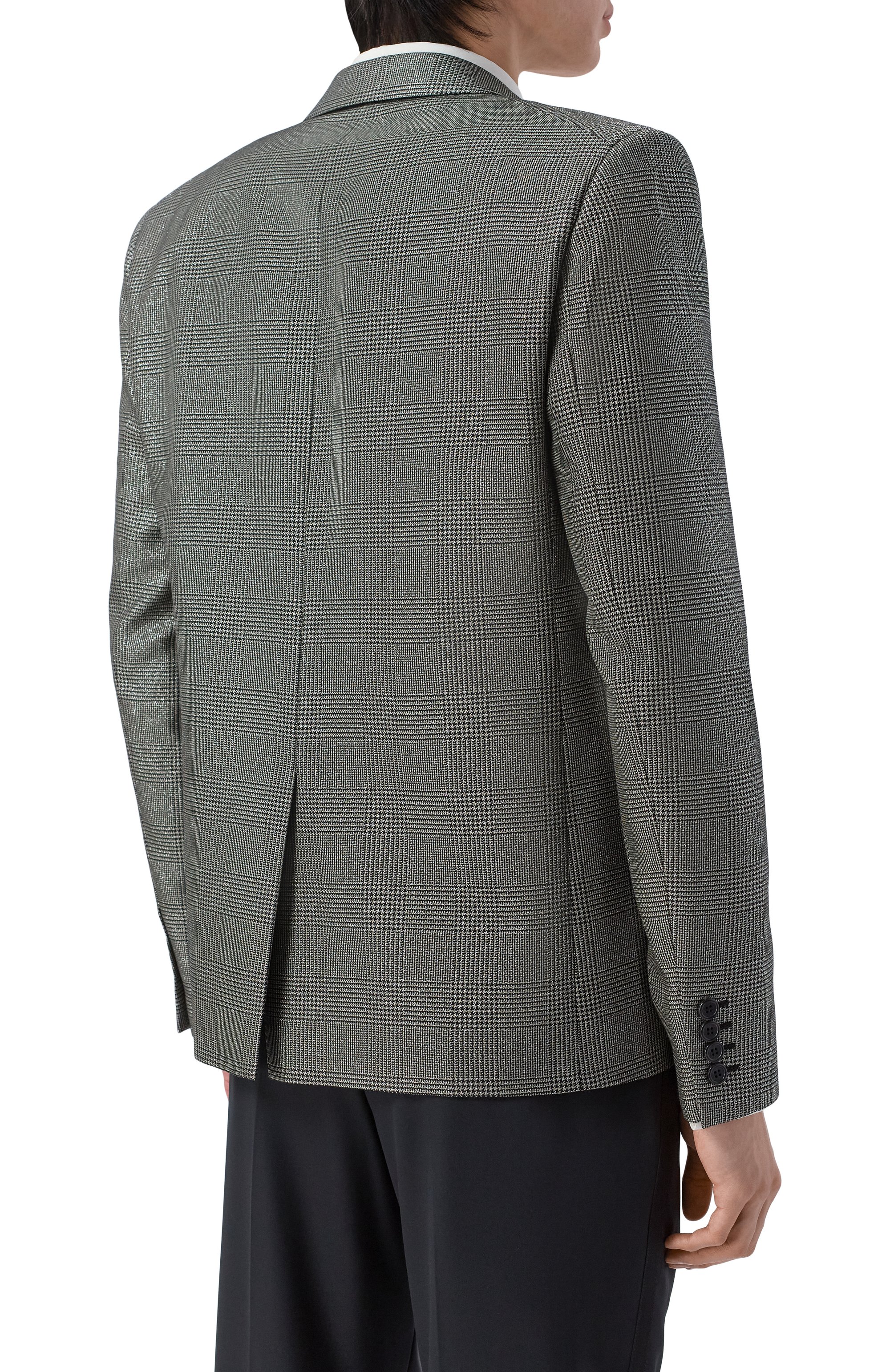 Пиджак из шерсти и вискозы SAINT LAURENT, арт. 600331/Y1B55, фото 4